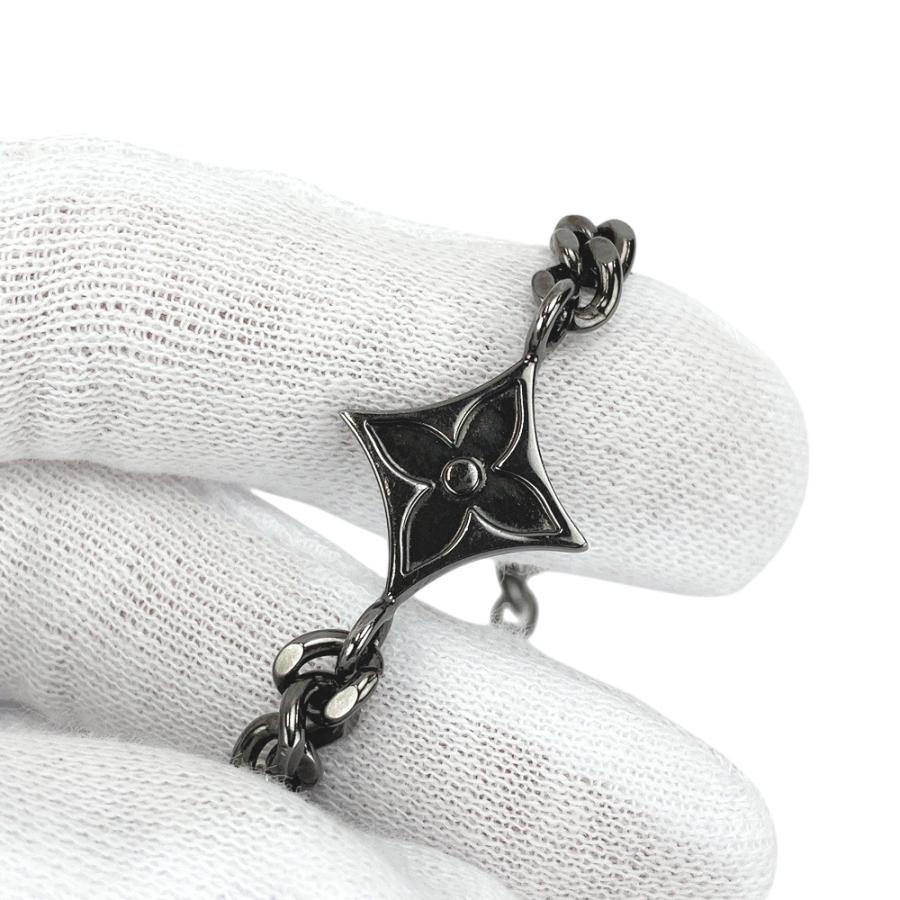 ■美品■　ルイヴィトン インスティンクト ブレスレット シルバー ブラック SS M00508 【460050】1 |  | 07