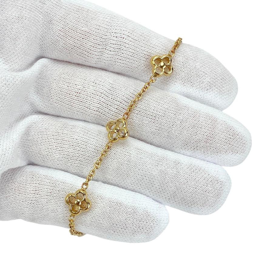 ■新同■　ルイヴィトン フラワーフル ブレスレット アクセサリー GP M68127 【460074】1 |  | 02