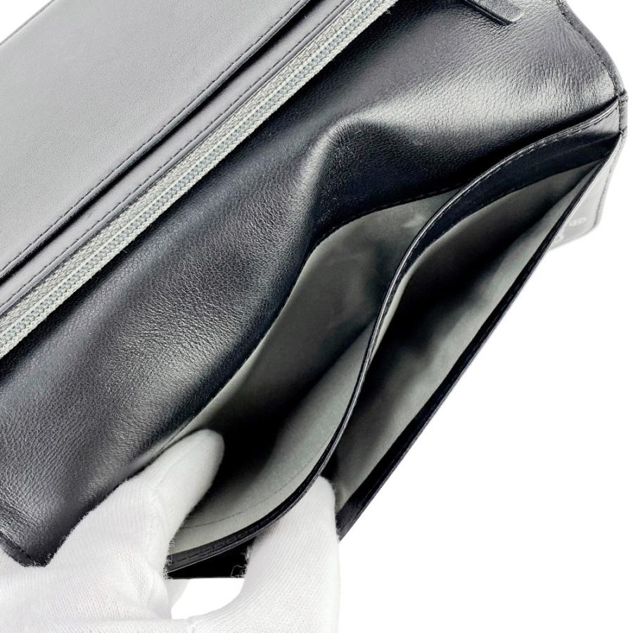 □美品□ シャネル カメリア 長財布 二つ折り フルフラップ レザー