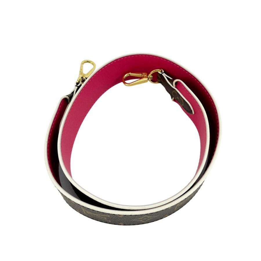 ■美品■　ルイヴィトン ショルダーストラップ XL バントリエール モノグラム ブラウン ピンク 箱 J02352 【462542】11_1