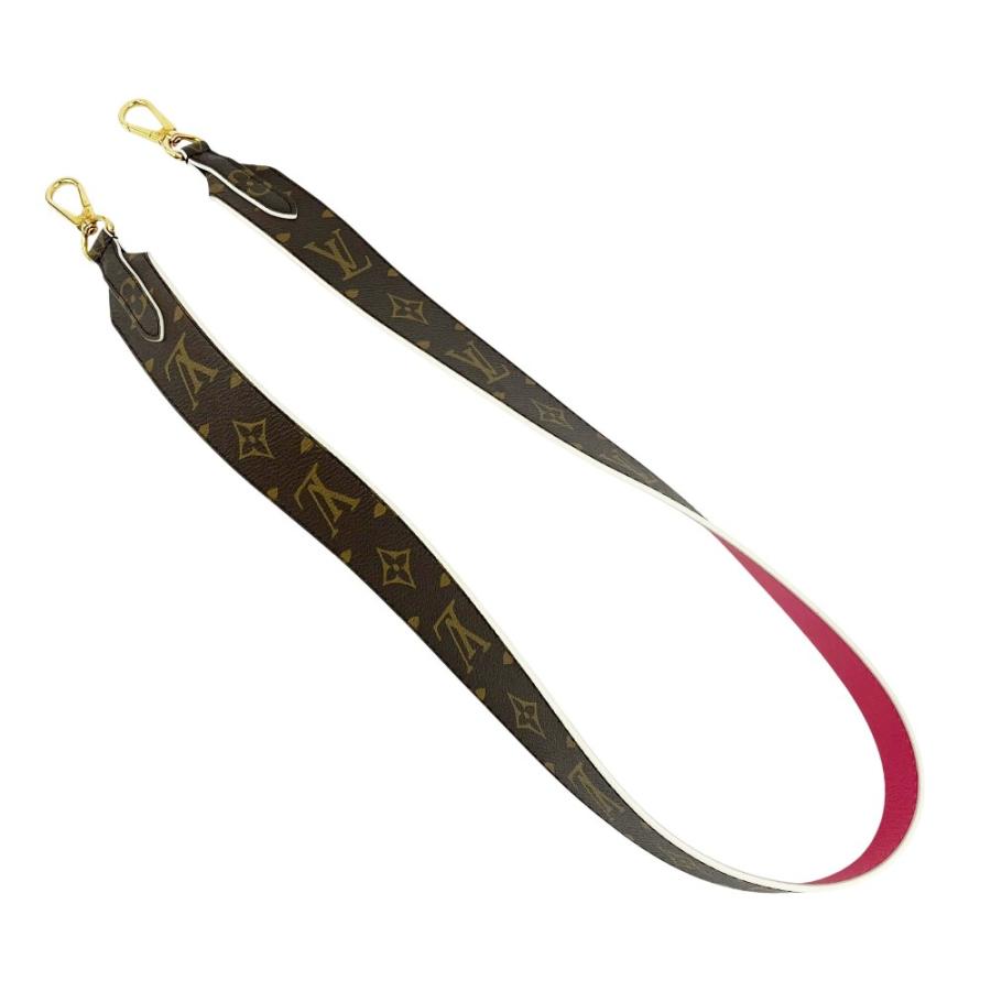 ■美品■　ルイヴィトン ショルダーストラップ XL バントリエール モノグラム ブラウン ピンク 箱 J02352 【462542】11_3