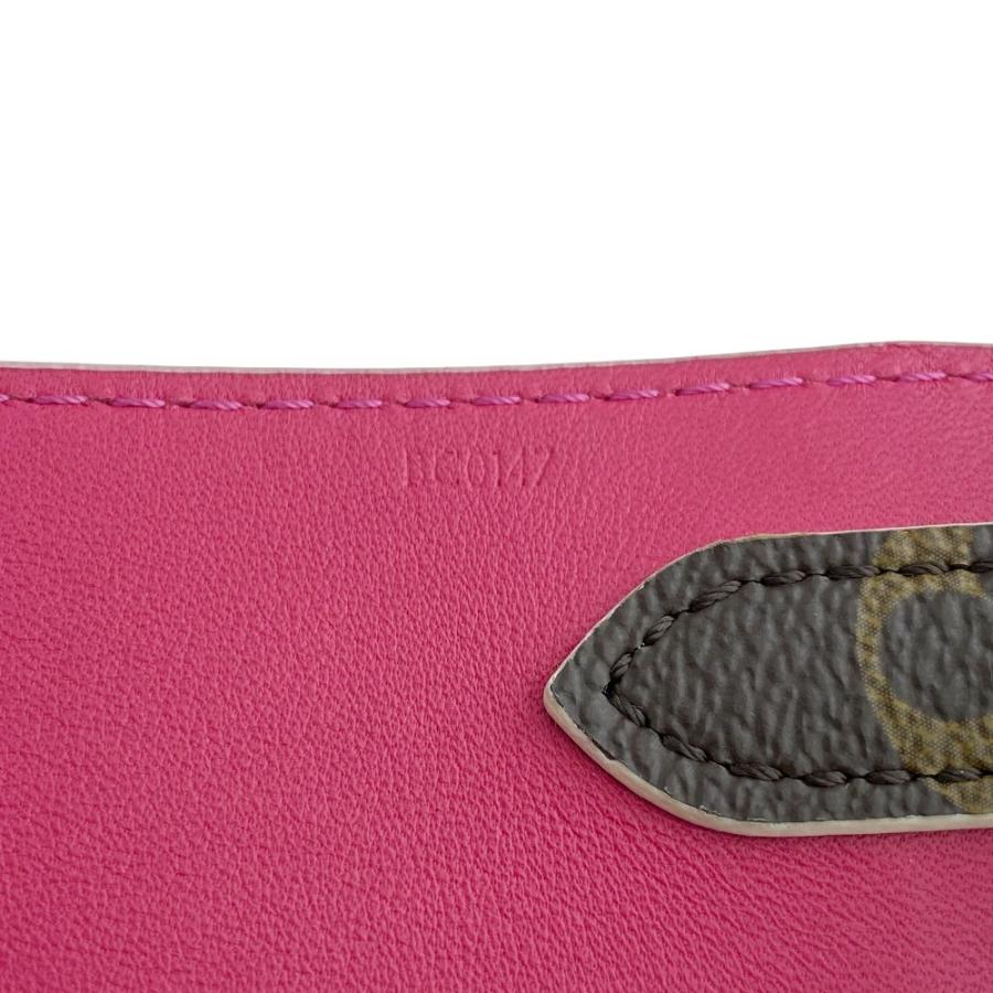 ■美品■　ルイヴィトン ショルダーストラップ XL バントリエール モノグラム ブラウン ピンク 箱 J02352 【462542】11_8