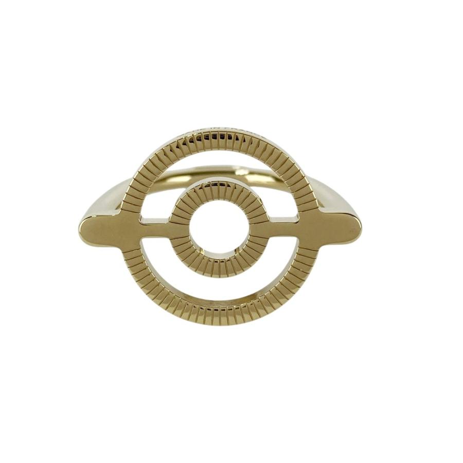 ■新同■　エルメス スカーフ リング エトリエ モチーフ 鐙 GP ゴールド【463969】8 |  | 05