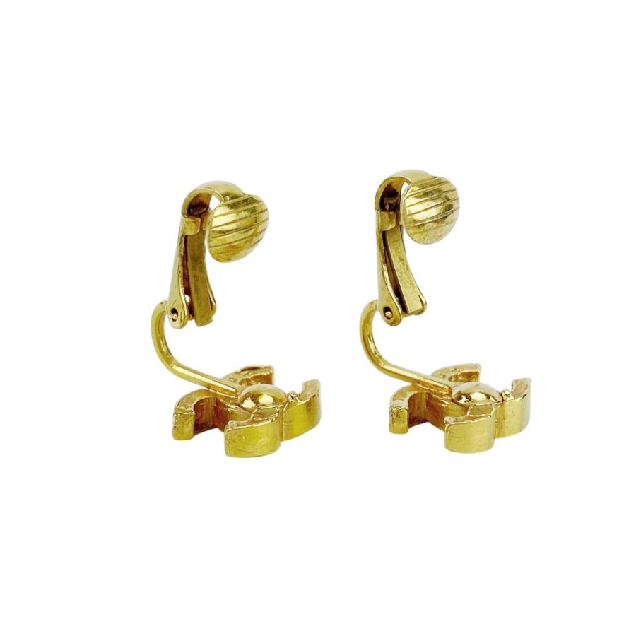 ■新同■　 シャネル ココ イヤリング アクセサリー GP ゴールド 233【463990】9 |  | 02