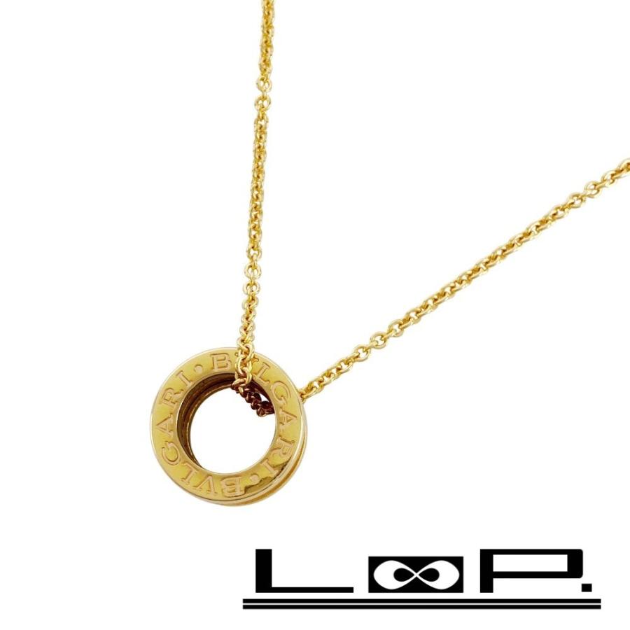 □美品□ ブルガリ B-ZERO1 ネックレス アクセサリー K18 PG750 ピンク