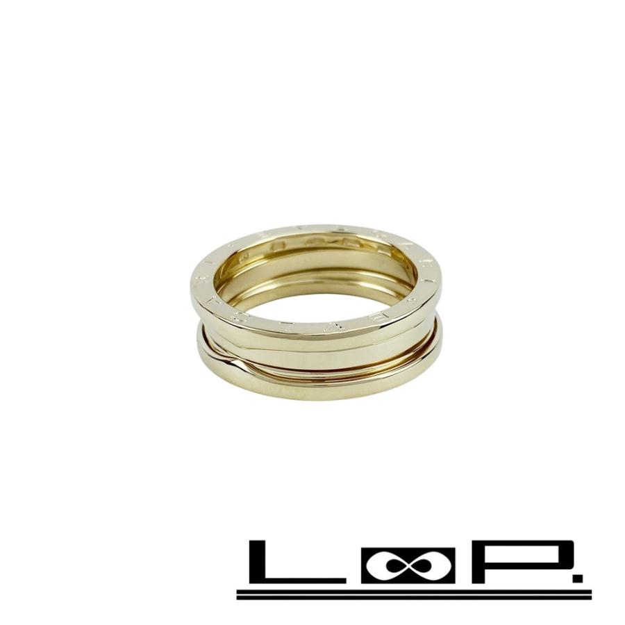 ブルガリ ■新同■磨き済■ ビーゼロワン B-zero1 リング 指輪 ゴールド YG750 #61 9.9g 【464690】7 | 