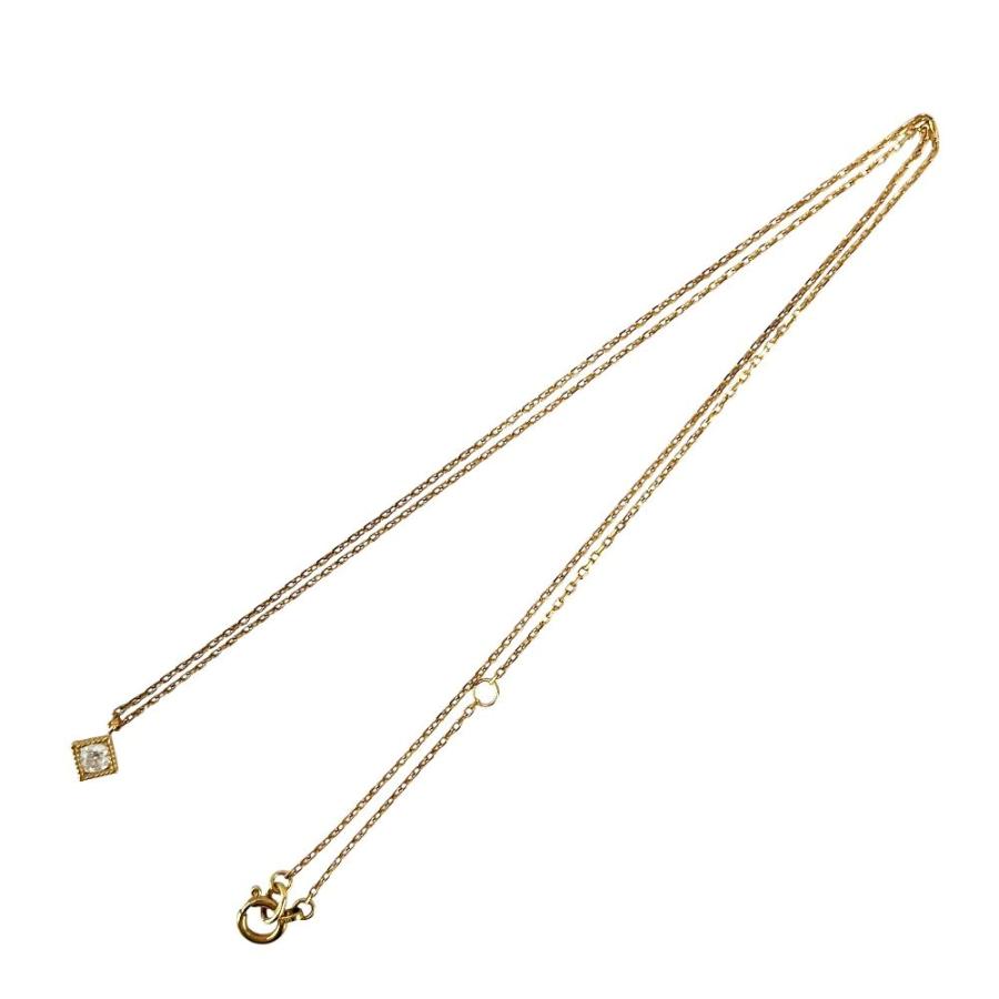 ■美品■　ココシュニック ネックレス アクセサリー ジュエリー ゴールド ダイヤ K10 D0.13 1.1g 箱 【464904】10