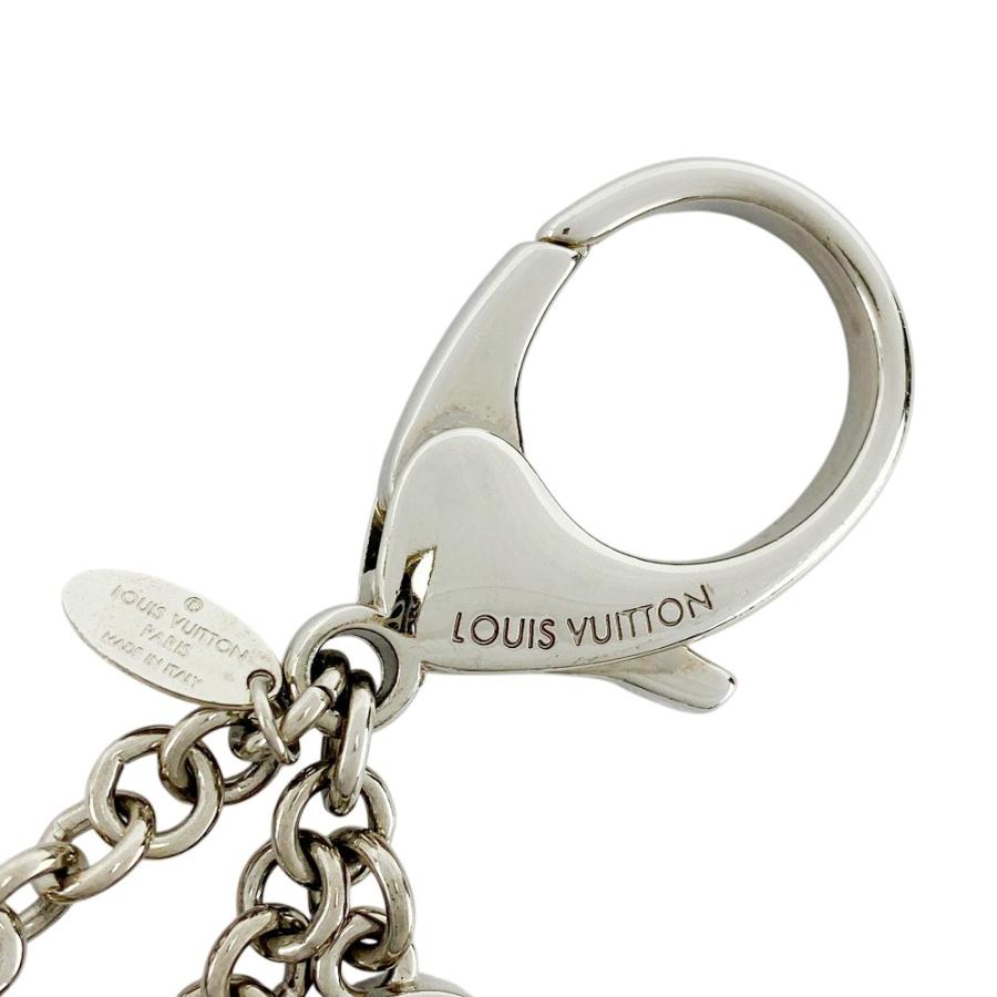 ■美品■　ルイヴィトン ビジューサック フルール ドゥ エピ キーホルダー バッグ チャーム ホワイト メタル M65085 箱 【467486】5 |  | 07
