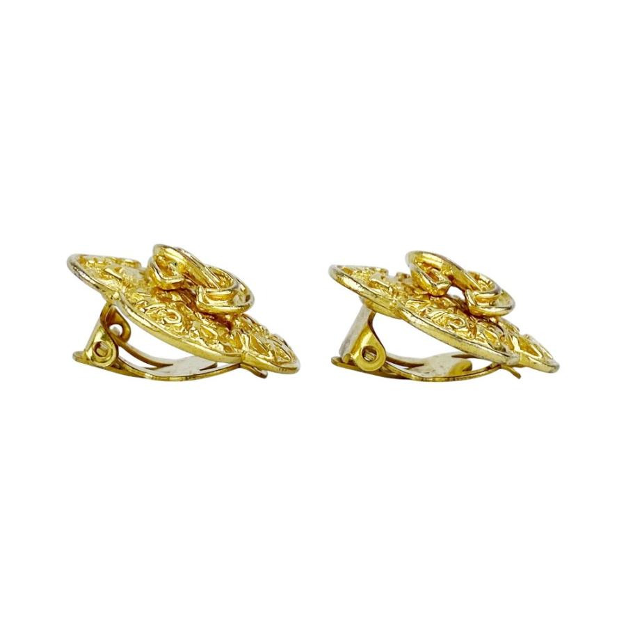 シャネル ■美品■ カメリア イヤリング アクセサリー ココマーク ゴールド GP 95Ａ 【467608】11 |  | 03