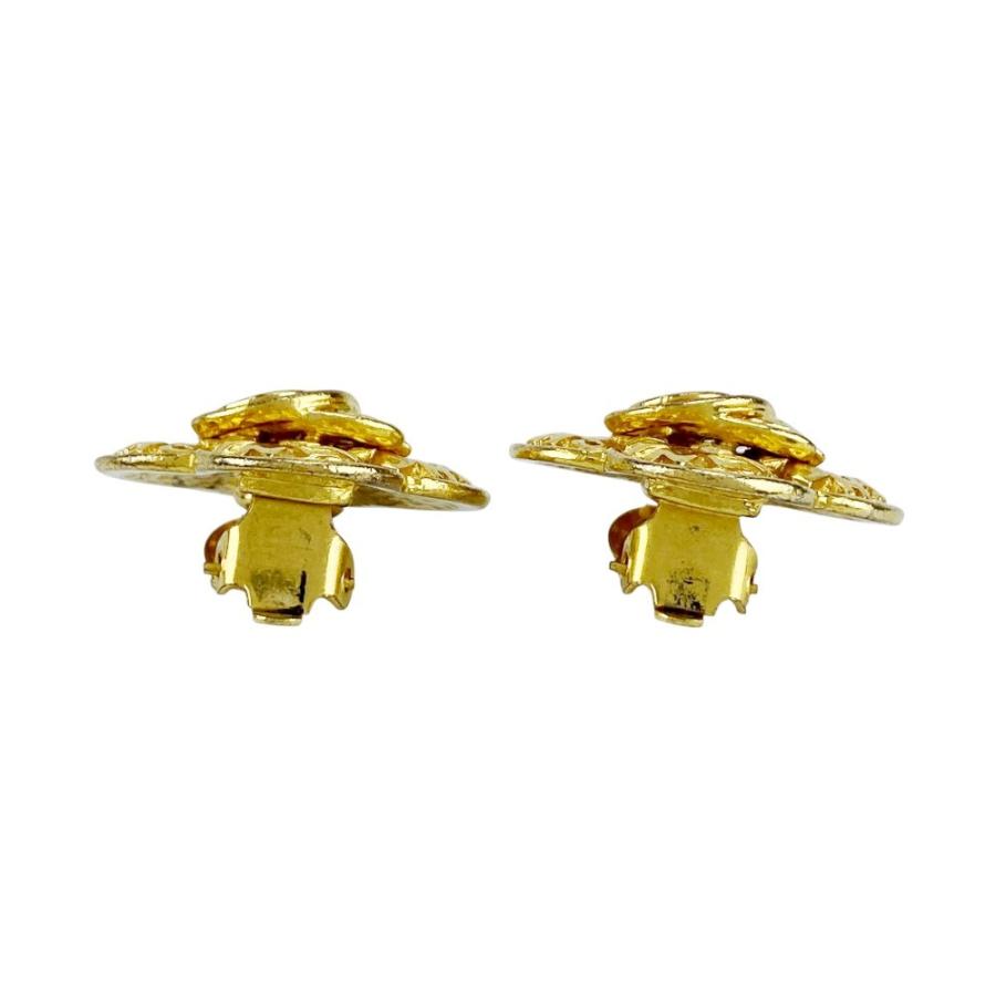 シャネル ■美品■ カメリア イヤリング アクセサリー ココマーク ゴールド GP 95Ａ 【467608】11 |  | 04