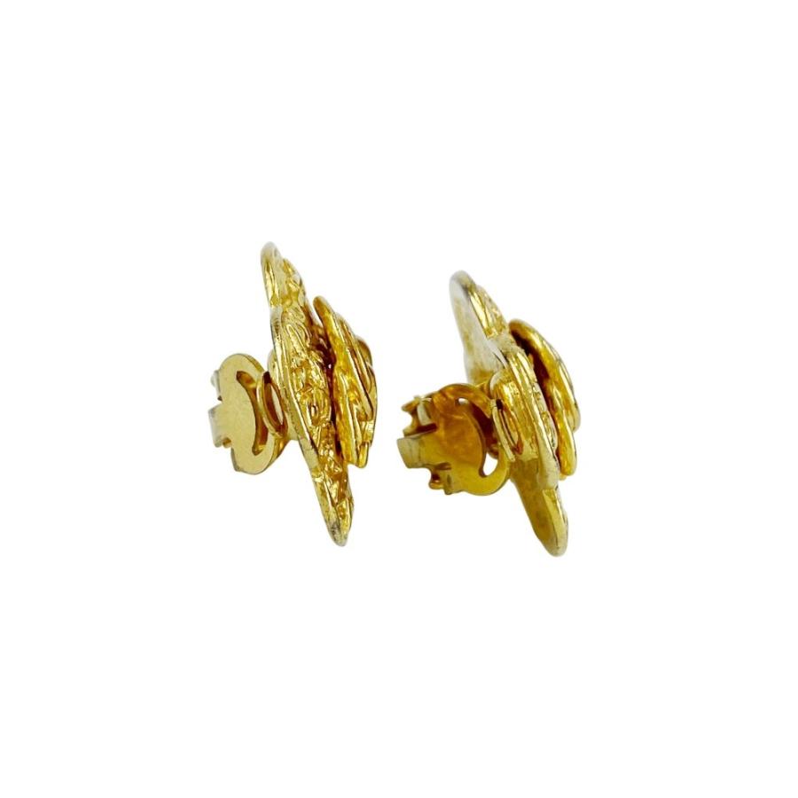 シャネル ■美品■ カメリア イヤリング アクセサリー ココマーク ゴールド GP 95Ａ 【467608】11 |  | 05