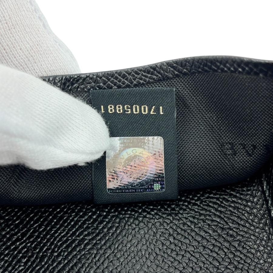 ■未使用■　ブルガリ ロゴ コインケース 財布 コンパクト コインパース 小銭入れ レザー ブラック 20371 箱 【468308】11 |  | 07