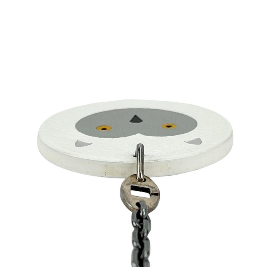 ■美品■ 西武池袋限定■　エルメス アニマル バッグ チャーム キーホルダー 2006 フクロウ レザー SV925 【468315】11 |  | 04