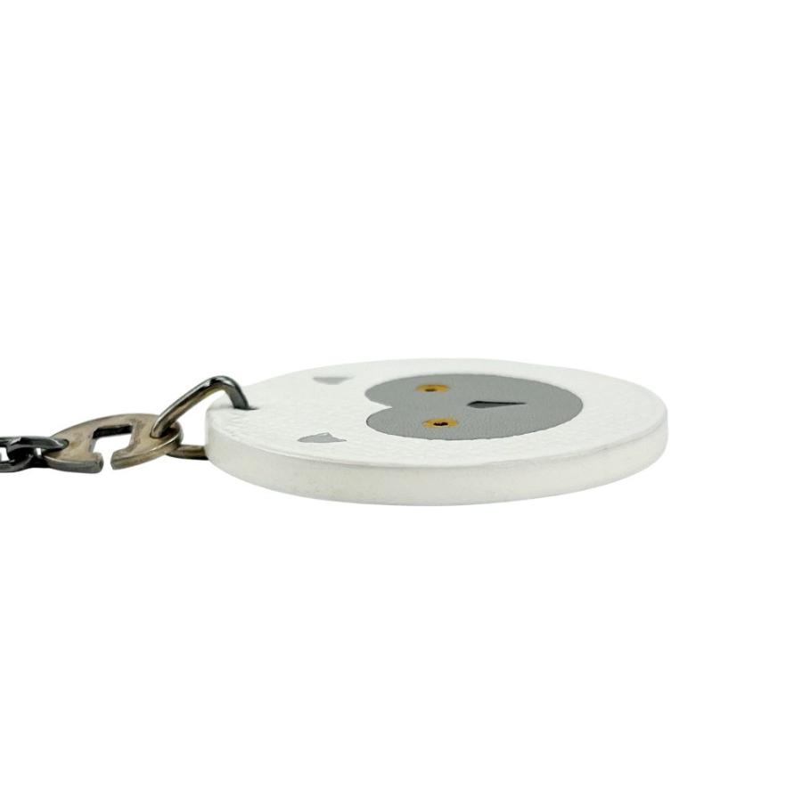 ■美品■ 西武池袋限定■　エルメス アニマル バッグ チャーム キーホルダー 2006 フクロウ レザー SV925 【468315】11 |  | 05