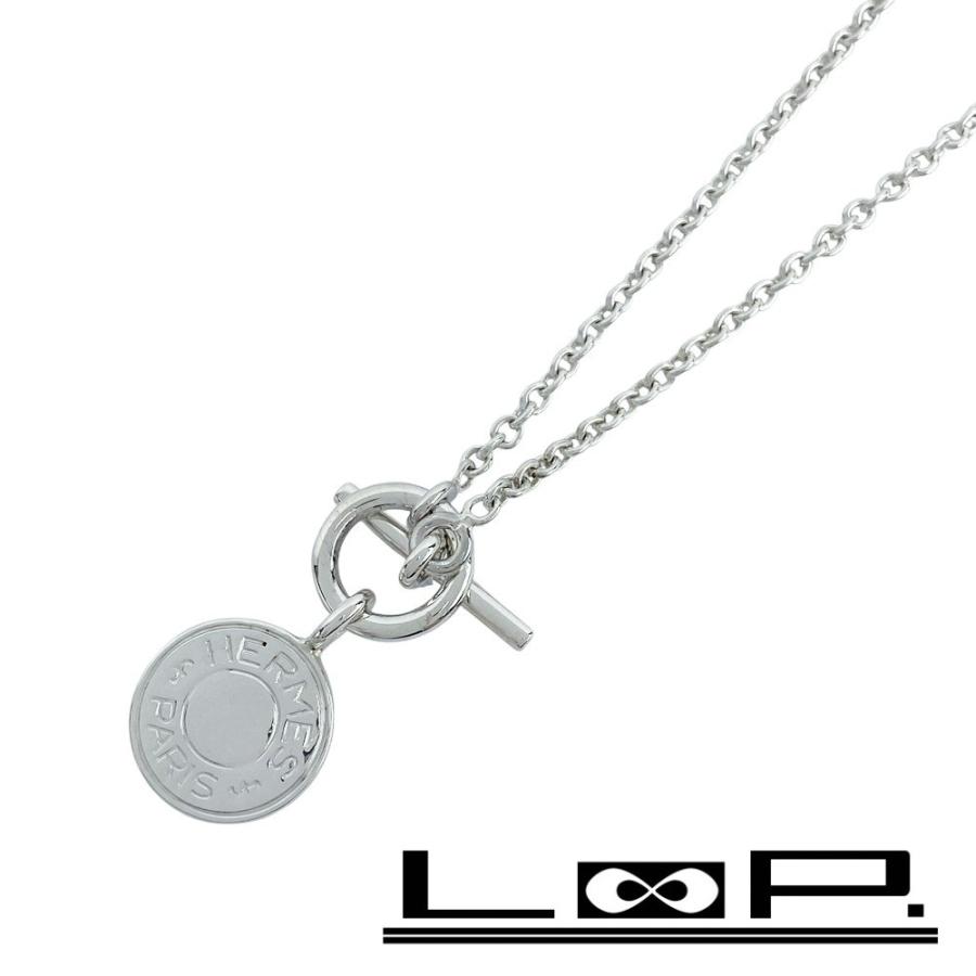 エルメス ■新同■磨き済■ セリエネックレス アミュレット クルードセル ラリアット シルバー SV925  【468452】7 | 