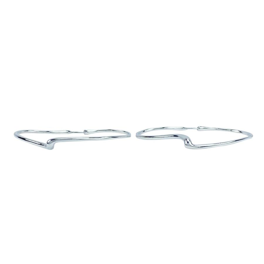 ■美品■　ティファニー オープンハート ピアス フープ アクセサリー シルバー SV 925 【468919】11_2
