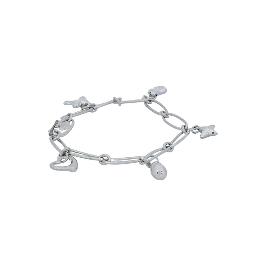 ティファニー ■新同■磨き済■ エルサペレッティ 5チャーム ブレスレット オーバル アクセサリー シルバー SV925 【468926】8 |  | 03