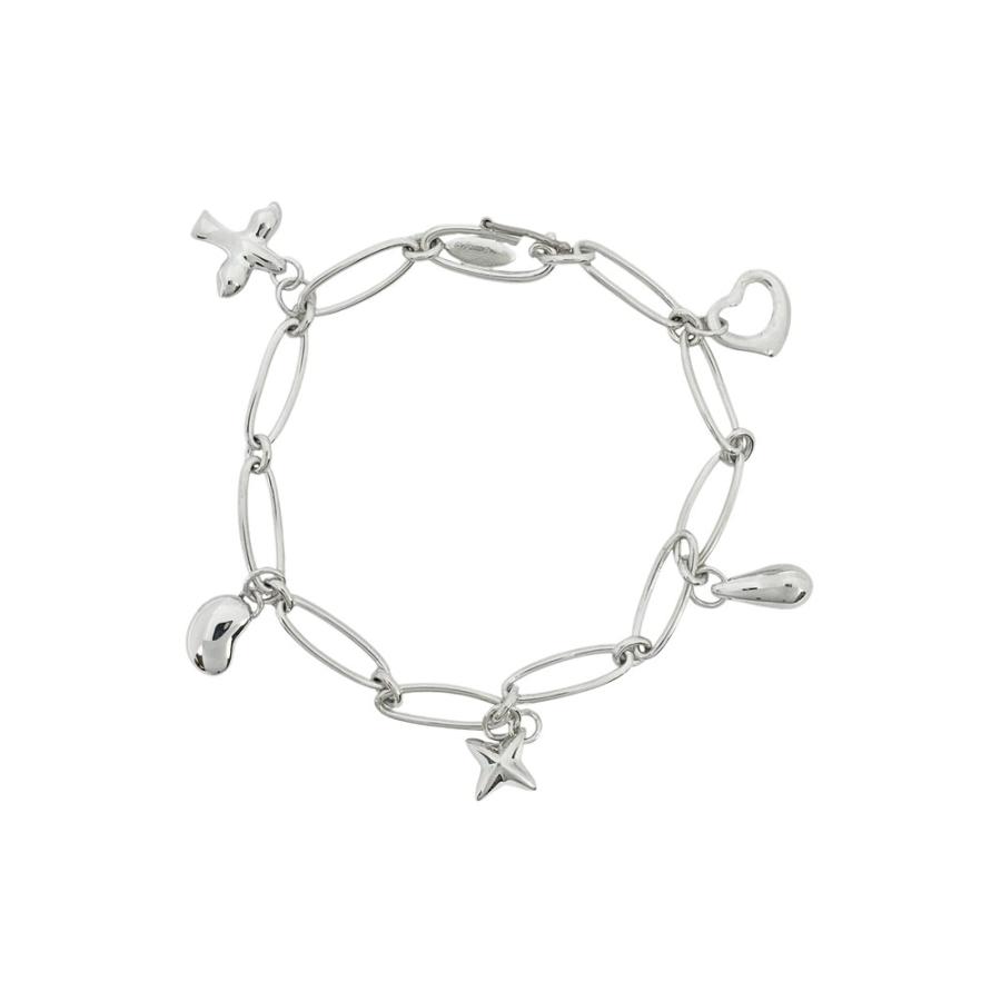 ティファニー ■新同■磨き済■ エルサペレッティ 5チャーム ブレスレット オーバル アクセサリー シルバー SV925 【468926】8 |  | 04