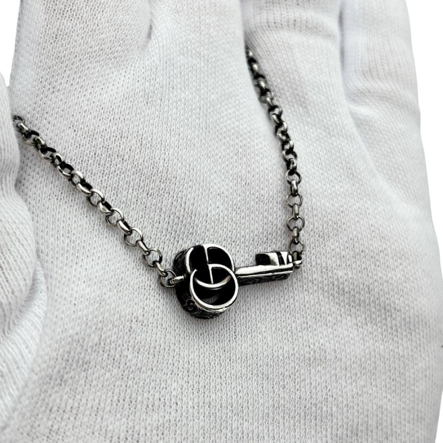 ■美品■　グッチ ダブル G キー 鍵 ブレスレット アクセサリー シルバー SV925 【468964】10 |  | 09