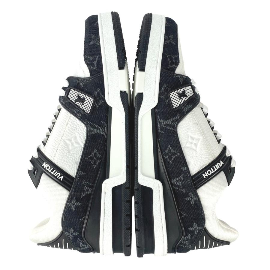 ■未使用■　ルイヴィトン トレイナー ライン スニーカー シューズ 靴 ホワイト ブラック 1A9JG7 9 1/2 箱 【471667】10 |  | 03