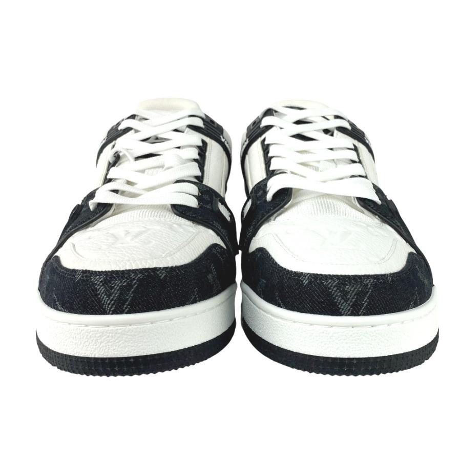 ■未使用■　ルイヴィトン トレイナー ライン スニーカー シューズ 靴 ホワイト ブラック 1A9JG7 9 1/2 箱 【471667】10 |  | 04