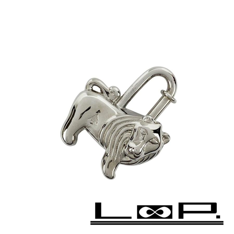 ■新同■　エルメス カデナ ライオン バッグ チャーム アニマル シルバー SS 【479250】7 | 