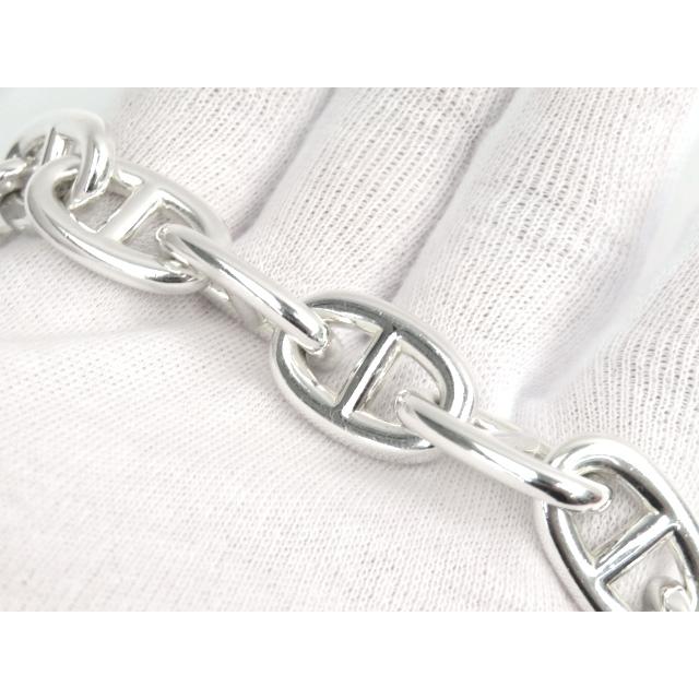 【人気サイズ TGM12コマ】HERMES シェーヌダンクル ブレスレット □美品□ エルメス シェーヌダンクル TGM ブレスレット SV 12コマ 箱