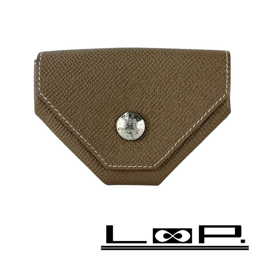 ■中古■　エルメス ルヴァンキャトル コインケース 小銭入れ エプソン エトゥープ X刻 【480249】10 | 