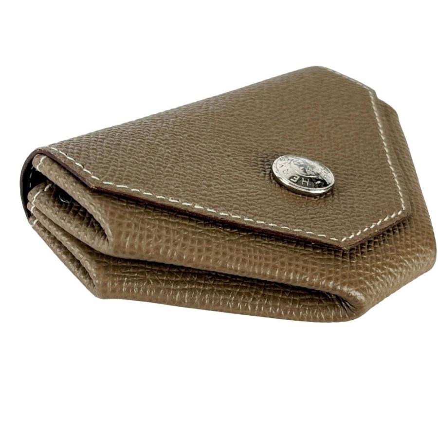 ■中古■　エルメス ルヴァンキャトル コインケース 小銭入れ エプソン エトゥープ X刻 【480249】10 |  | 02