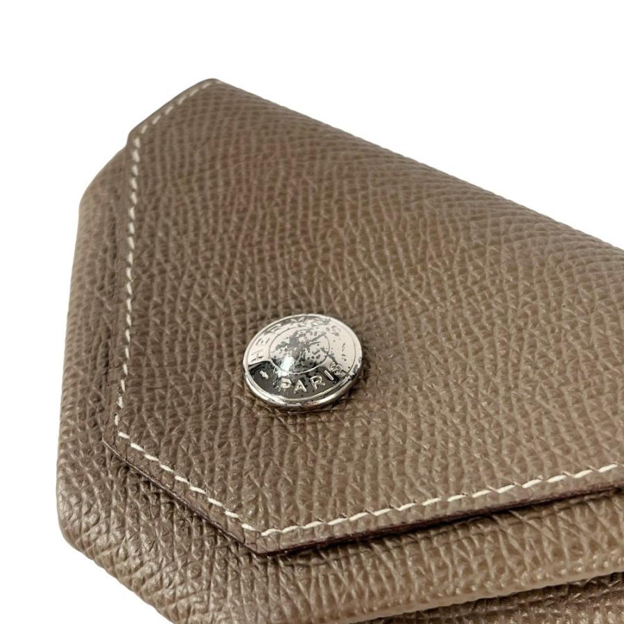 ■中古■　エルメス ルヴァンキャトル コインケース 小銭入れ エプソン エトゥープ X刻 【480249】10 |  | 08