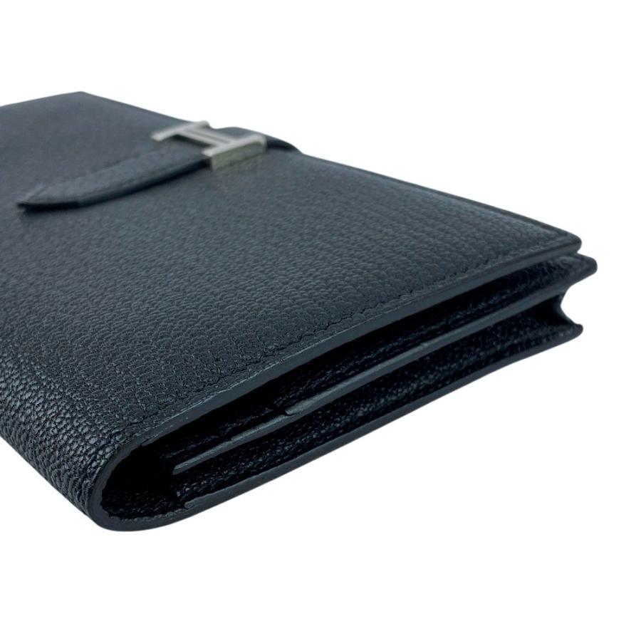 □美品□ エルメス ベアンスフレ 長財布 ウォレット シェーブル