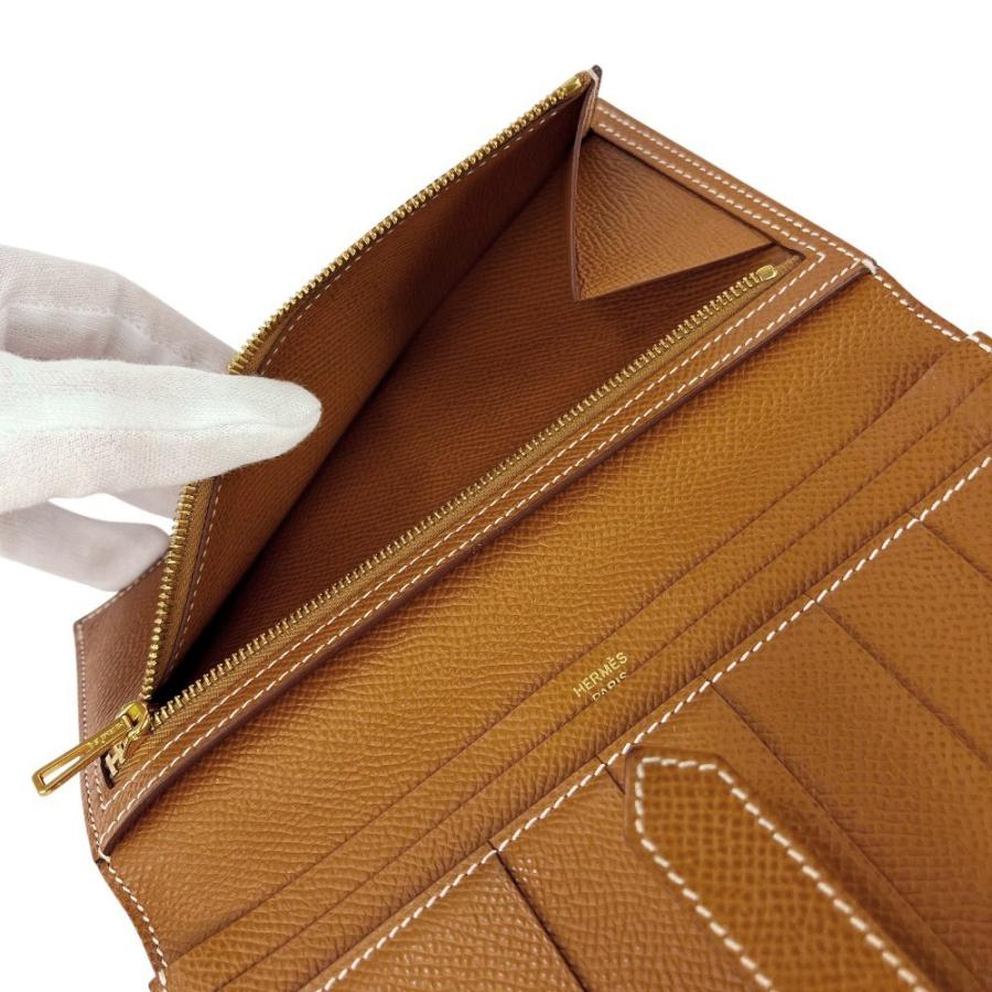 □中古□ エルメス ベアンスフレ 長財布 二つ折り 財布 エプソン