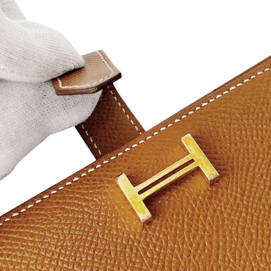 □中古□ エルメス ベアンスフレ 長財布 二つ折り 財布 エプソン