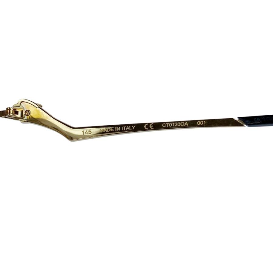 ■美品■　カルティエ パンサー リムレス メガネ 眼鏡 アイウェア 度入り GP ゴールド 64□16 145 箱 【481727】11 |  | 07