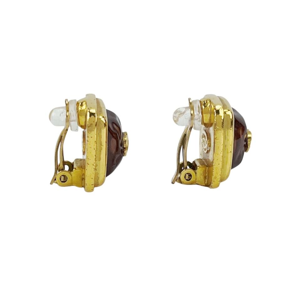 ■美品■ヴィンテージ■　シャネル ココ グリポア イヤリング アクセサリー ファッション ゴールド GP 99A 【483370】10 |  | 03