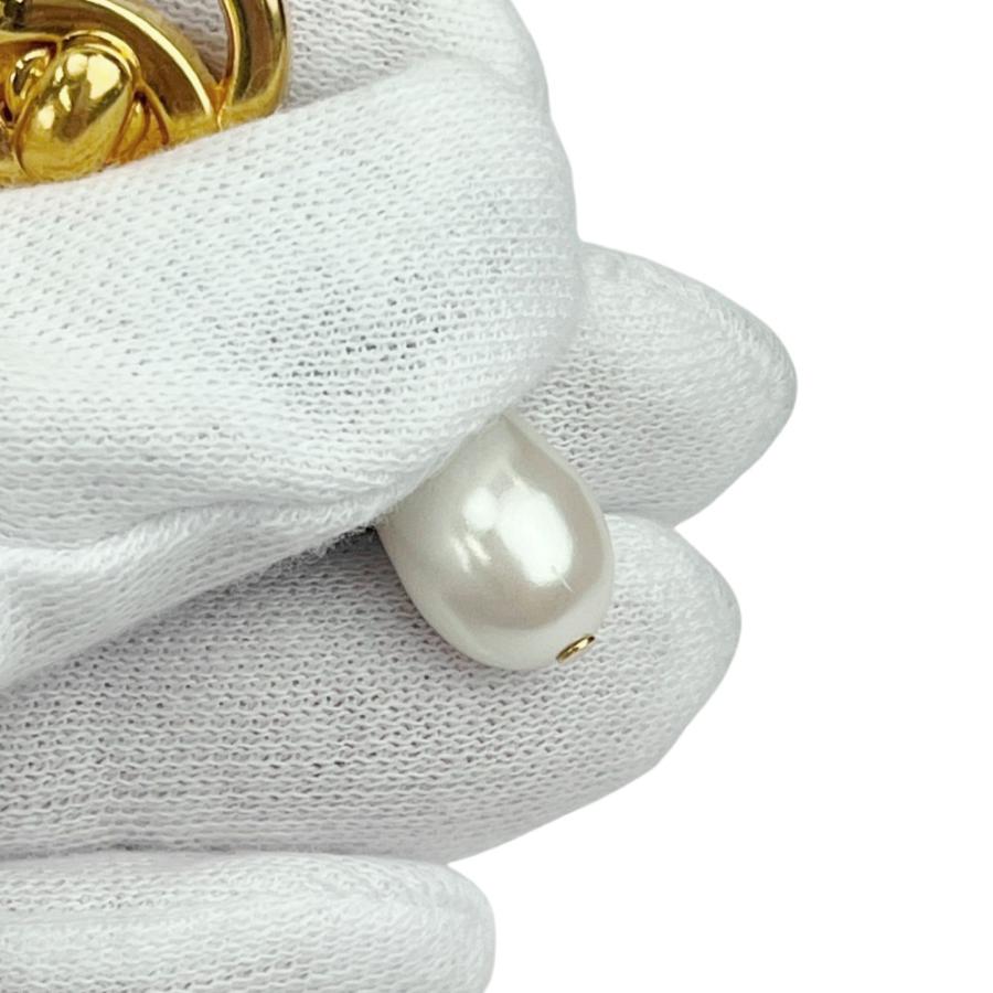 ■中古■ヴィンテージ■　シャネル ココ ターンロック イヤリング アクセサリー ゴールド フェイクパール GP 96A 【483400】10 |  | 08