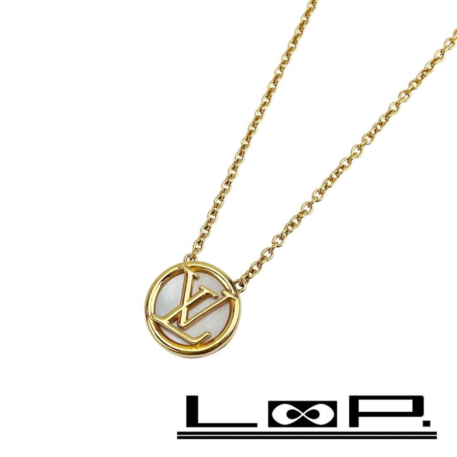 □美品□ ルイヴィトン コリエ マザーオブパール ネックレス