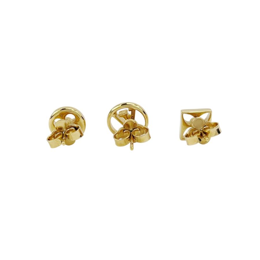 ■美品■　ルイヴィトン クレイジー イン ロック ピアス 3ピース アクセサリー ゴールド GP M00395 【483448】10 |  | 03