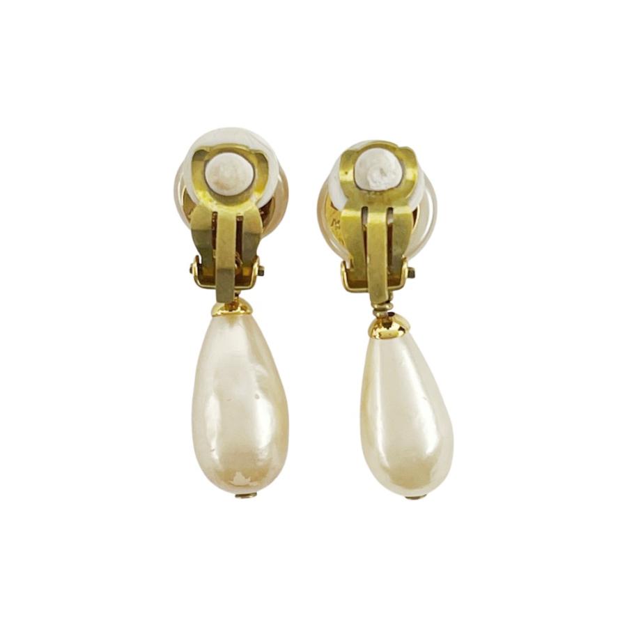 ■中古■ヴィンテージ■　シャネル ココ イヤリング アクセサリー フェイクパール GP ゴールド 94A 箱 【483462】10 |  | 01