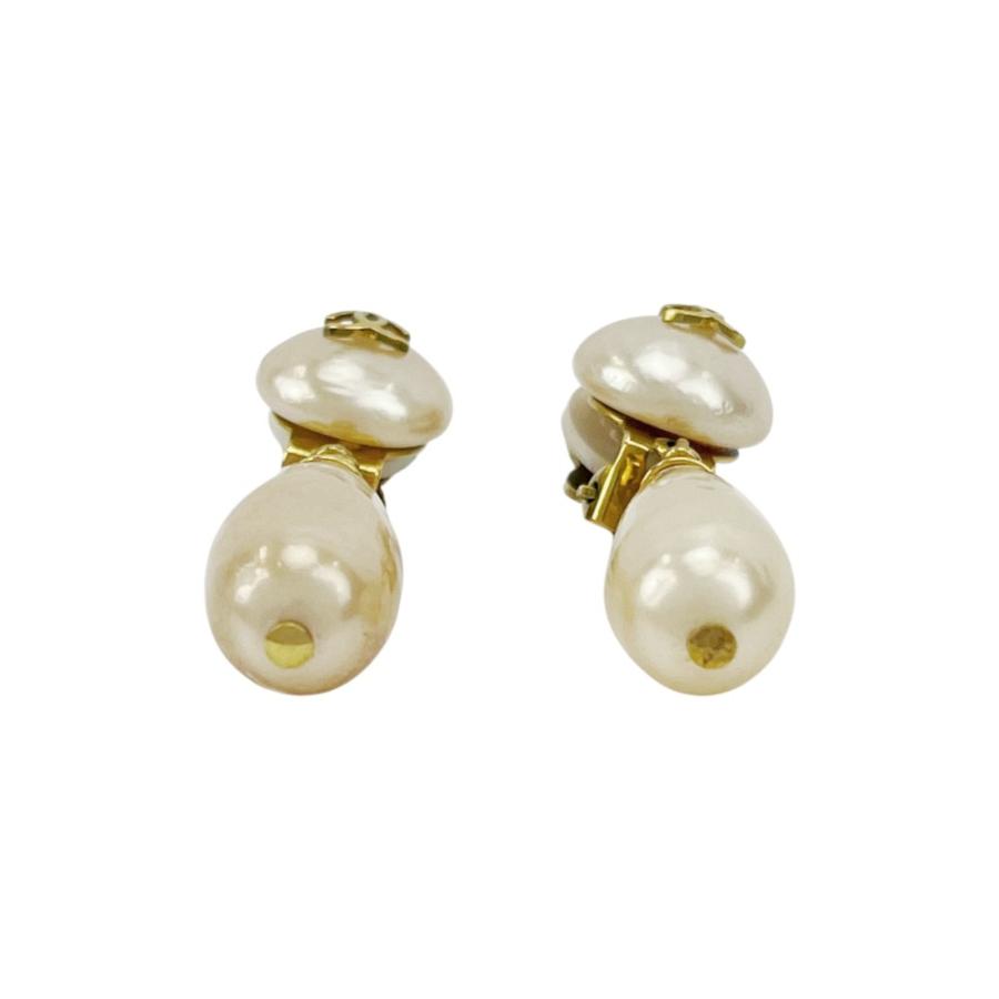 ■中古■ヴィンテージ■　シャネル ココ イヤリング アクセサリー フェイクパール GP ゴールド 94A 箱 【483462】10 |  | 05