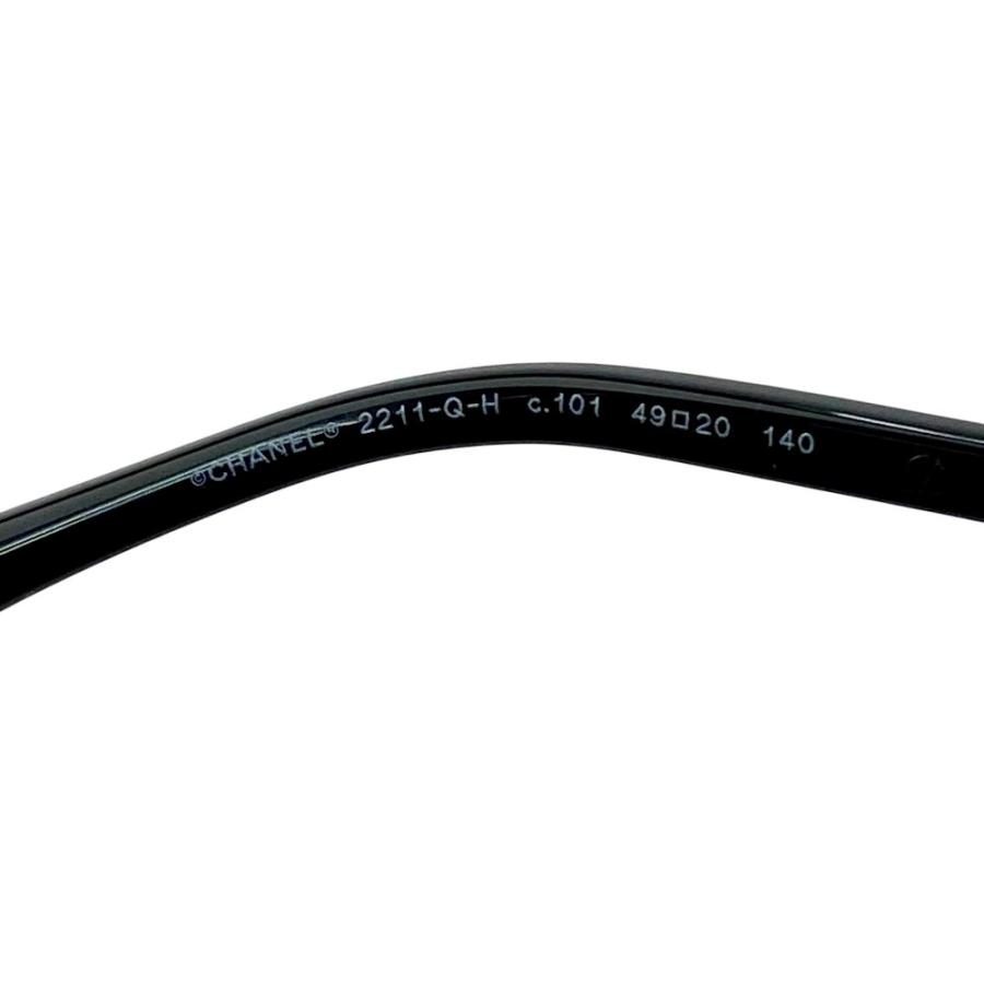 ■美品■　シャネル シェイプ オプティカル ココマーク 眼鏡 サングラス ブラック 2211-Q-H 49□20 140 箱 【484643】8 |  | 04