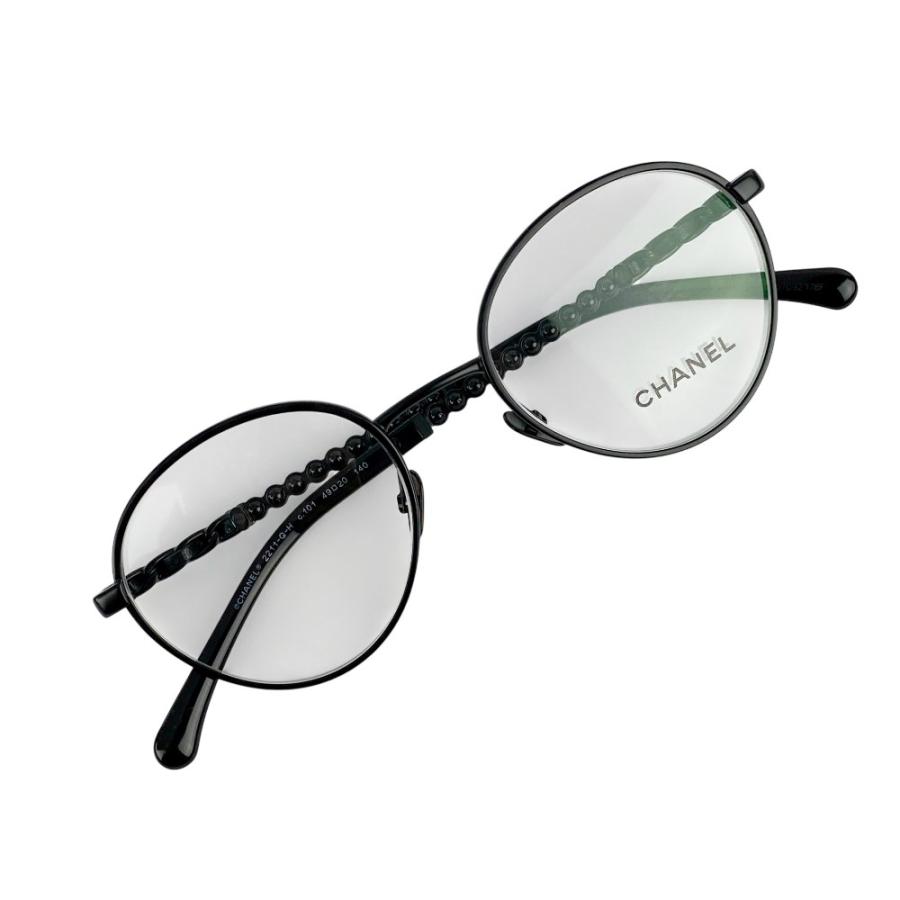 ■美品■　シャネル シェイプ オプティカル ココマーク 眼鏡 サングラス ブラック 2211-Q-H 49□20 140 箱 【484643】8 |  | 07