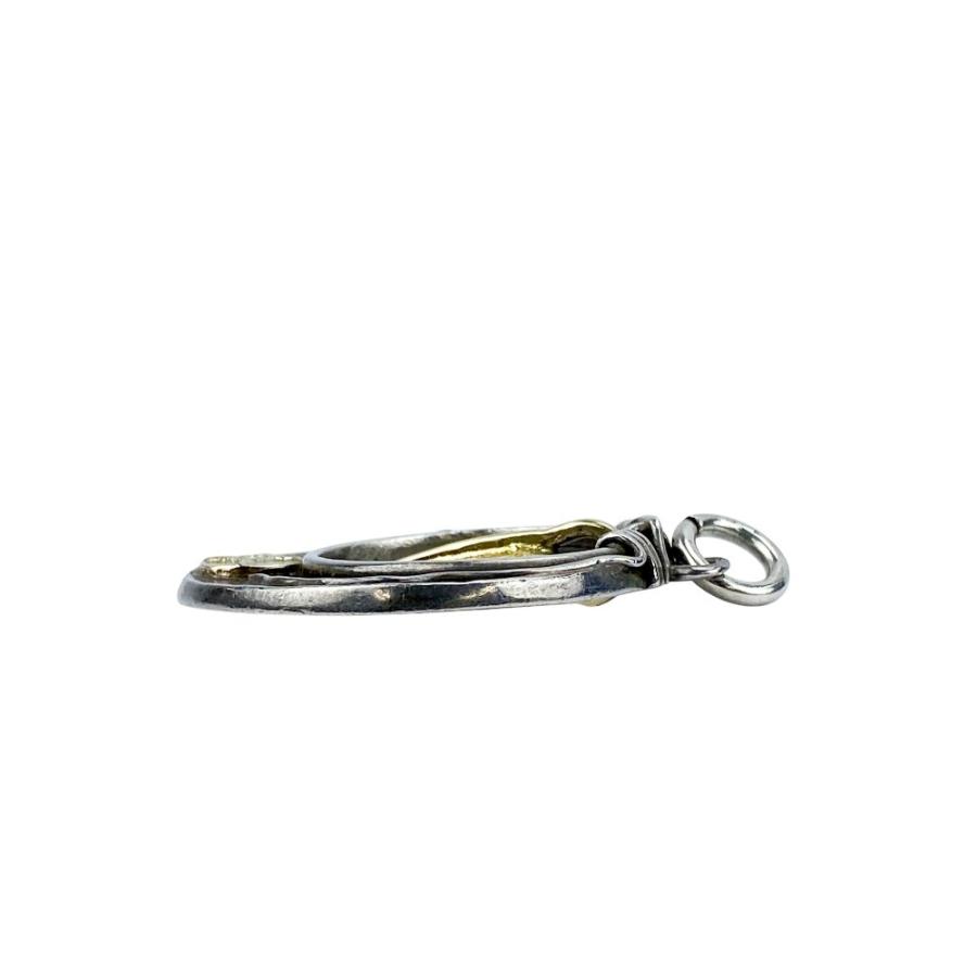 ■中古■　ファーストアローズ ペンダントトップ ハートフェザー 穴抜き コンビ シルバー ゴールド K18 SV925 22g【485121】7 |  | 02