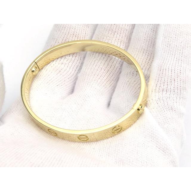 ▽値下げ▽ □新同□磨き済□ カルティエ ラブブレス ブレスレット K18