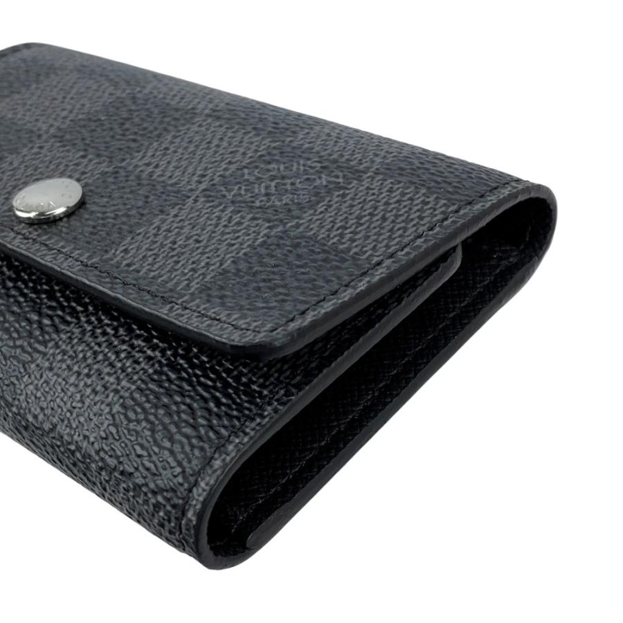 ■美品■　ルイヴィトン ミュルティクレ 6 6連 キーケース ダミエ グラフィット ブラック N62662 【486852】10 |  | 03