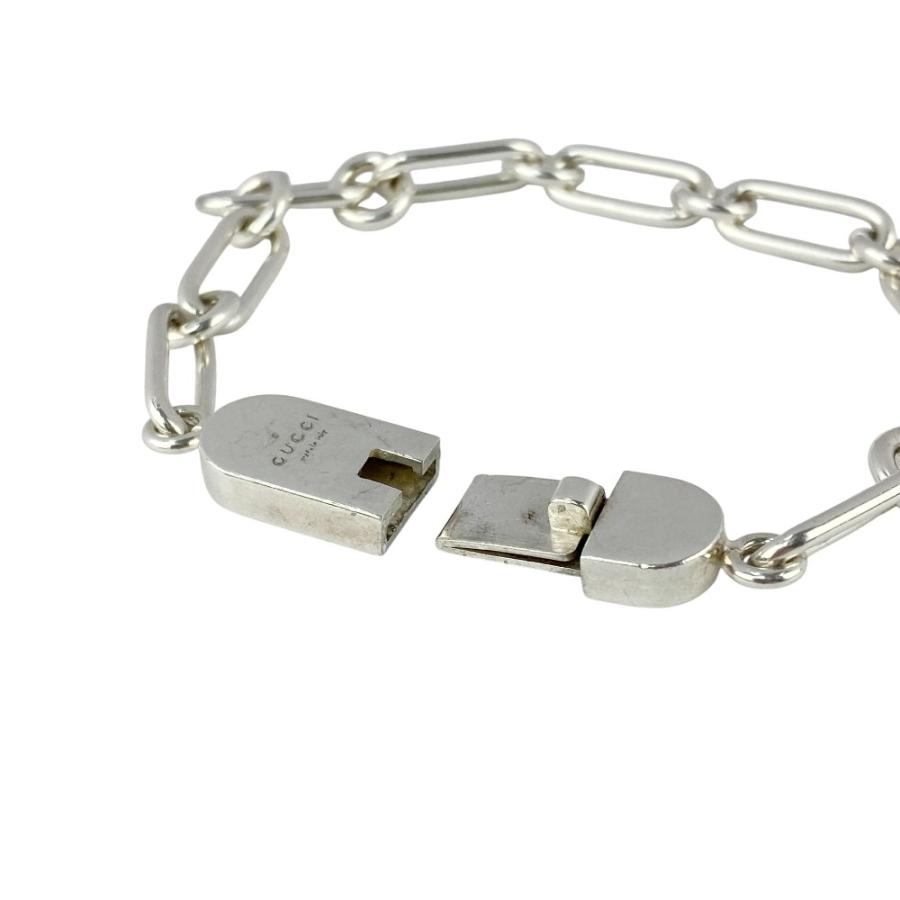 ■中古■　グッチ チェーン ブレスレット アクセサリー シルバー SV925 【487392】10 |  | 04