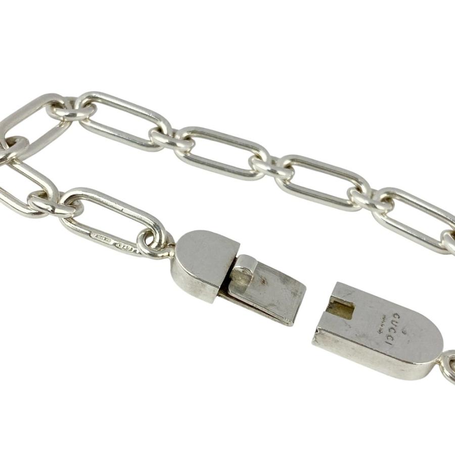 ■中古■　グッチ チェーン ブレスレット アクセサリー シルバー SV925 【487392】10 |  | 05