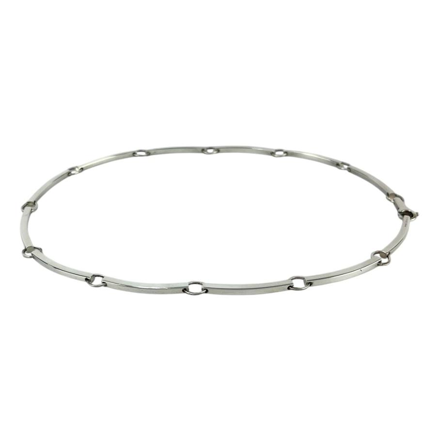 グッチ ■美品■ ネックレス チョーカー プレートリンク シルバー SV 925 箱【487477】11 |  | 02