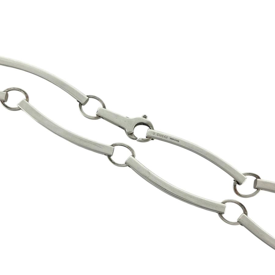 グッチ ■美品■ ネックレス チョーカー プレートリンク シルバー SV 925 箱【487477】11 |  | 07