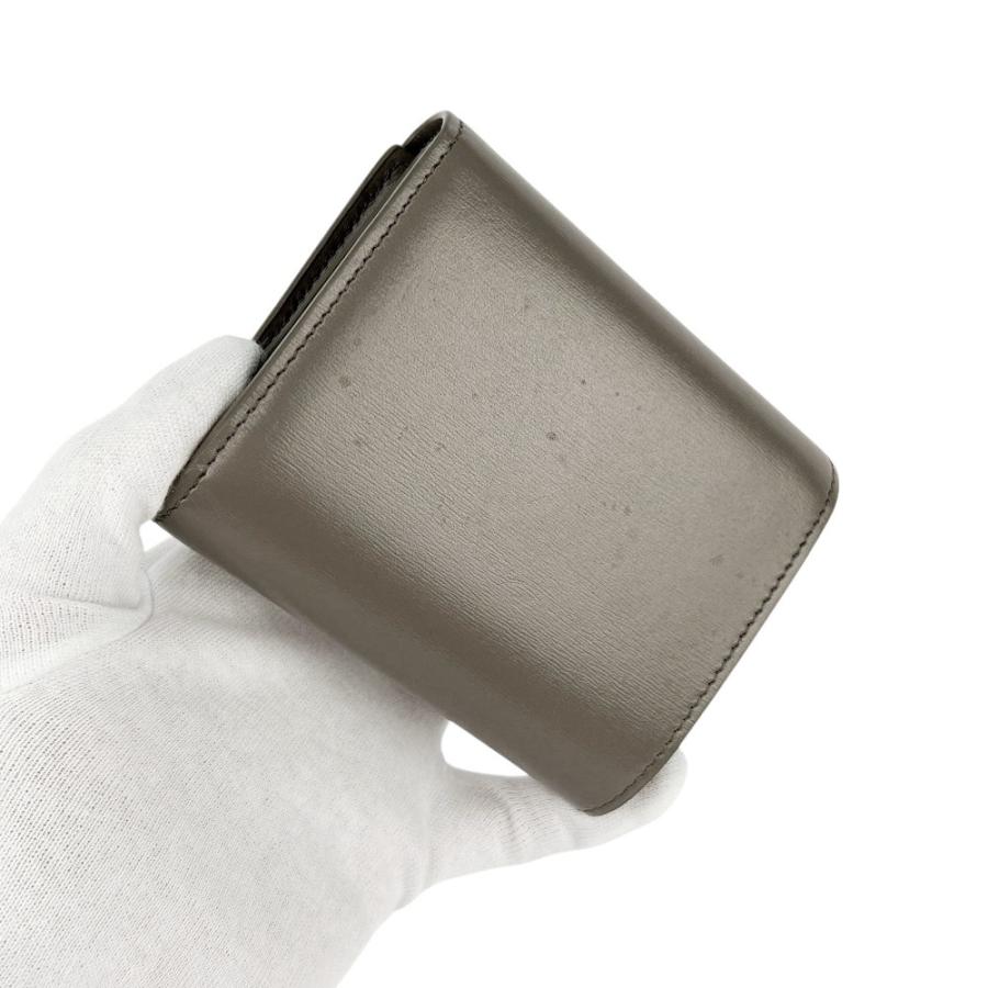 セリーヌ ■中古■ スモール フラップ ウォレット トリオンフ 三つ折り 財布 カーフ ベージュ【48825】13 |  | 08